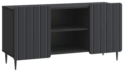Zdjęcie produktu dla Szafka pod telewizor Czarny 102 x 34,5 x 52 cm