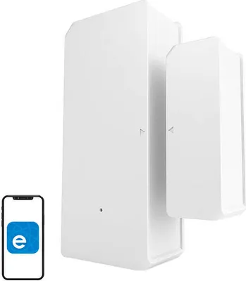 Obrázok produktu pre Sonoff WLAN senzor dverí/okien, alarm v aplikácii (alarm pri premiestnení), 1 ks.