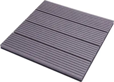 Immagine prodotto di Set di piastrelle per terrazza resistenti alle intemperie, 11 pezzi, grigio chiaro, 30x30 cm