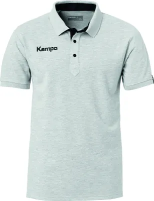 Produktbild von Kempa Prime Poloshirt grau/schwarz 140