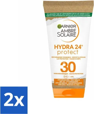 Produktbild von Garnier – Ambre Solaire – Sonnenschutz – LSF 30 – Reisegröße – Gesicht und Körper – 50 ml - Vorteilspack - 2 Stücke