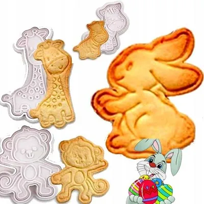 Obrázek produktu pro MTSidea Výkrajníky a formičky na sušenky, motiv zvířata, 4 kusy