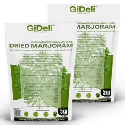 Obrázek produktu pro Majorán sušený, listy, 10 kg. Intenzivní koření, vhodné do masa a polévek. GiDeli