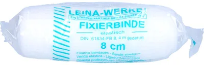 Produktbild von Mullbinden Elast 4mx8cm, 10 St BIN
