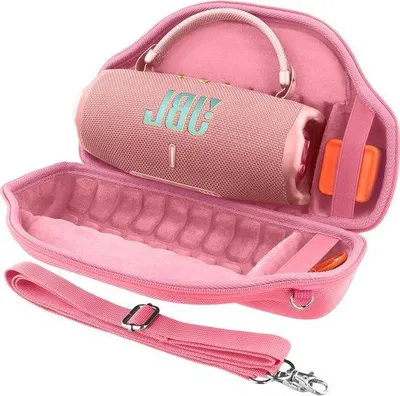 Produktbild von Langlebige Hard Travel Schutzhülle für Bluetooth Lautsprecher mit abnehmbarem Schultergurt - Ideal für JBL Charge 6 und mehr