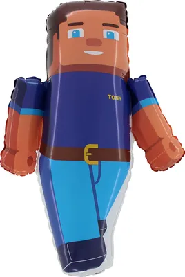 Obrázek produktu pro Fóliový balónek Grabo Tony Steve Minecraft, 50x76 cm