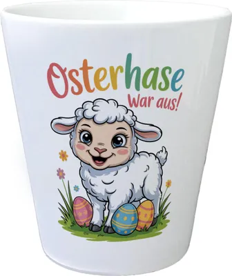 Produktbild von Osterlamm Blumentopf - Osterhase war aus
