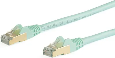 Obrázok produktu pre StarTech.com 6ASPAT7MAQ, 7 m, Cat6a, S/UTP (STP), RJ-45, RJ-45, Modrá farba vody