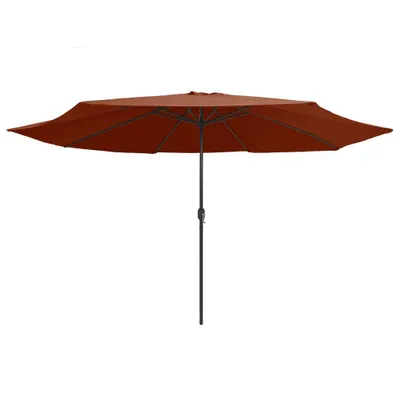 Immagine prodotto di Ombrellone da Giardino con Palo in Metallo 390 cm Terracotta
