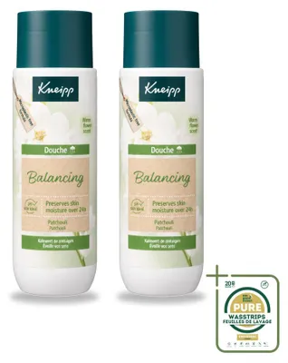 Produktbild von 2 x Kneipp Balancing Douchegel Patchouli - 200 ml - Vorratspackung - 2 Stücke