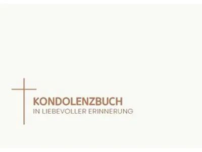 Produktbild von Kondolenzbuch
