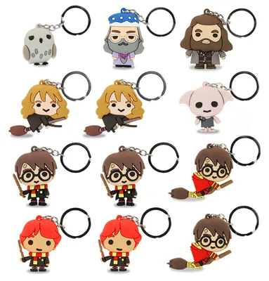 Immagine prodotto di Portachiavi Harry Potter in PVC da 4 cm (12)