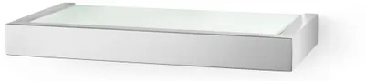 Image de ZACK Tablette de salle de bain Linea 26cm acier inoxydable verre