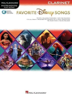 Produktbild von Favorite Disney Songs: Instrumental Play-Along for Clarinet