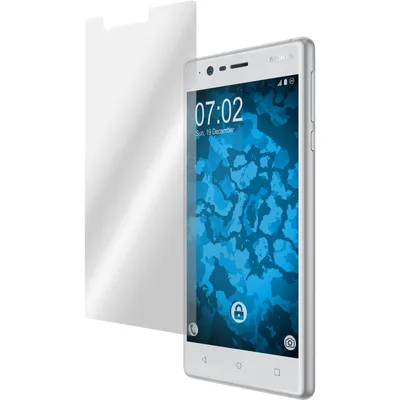 Produktbild von 8 x Displayschutzfolie klar  für Nokia 3 von PhoneNatic