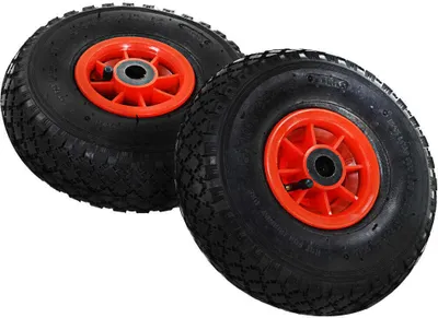 Immagine prodotto di vidaXL Ruote per camion a sacchi 4 pz. Gomma 3.00-4 (245x82)