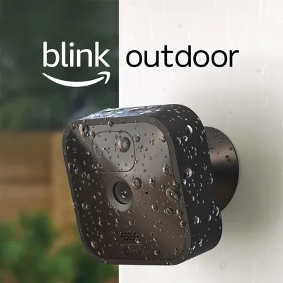 Produktbild von Amazon Blink Outdoor - Netzwerk-Überwachungskamera - Außenbereich - wetterfest - Farbe (Tag&Nacht)