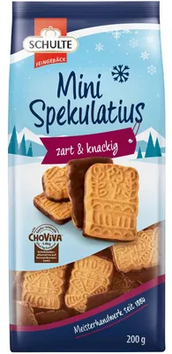 Produktbild von Schulte Mini-Spekulatius Schoko, 200g