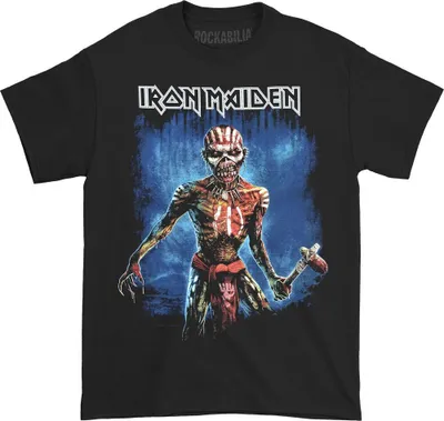 Produktbild von Iron Maiden - "Book Of Souls European Tour V.2" T-Shirt für Herren/Damen Uni RO1236 (L) (Schwarz)