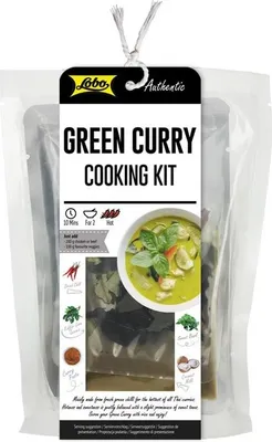 Produktbild von [ 253g ] LOBO Grünes Curry Kochset für Authentisches Grünes Thai Curry / Asia-Style Cooking Kit