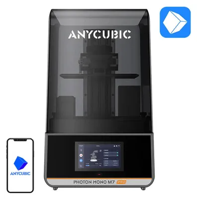 Obrázok produktu pre Anycubic Photon Mono M7 Pro, Stereolitografia (SLA), Wi-Fi, Ethernet / LAN pripojenie, USB vstup, Sklenený priezor, 240 W