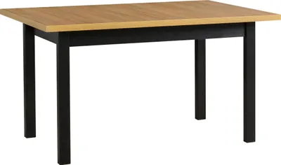 Produktbild von Modena 1 XL Esstisch ausziehbar klappbar Wotan Schwarz 140-220x80x76 cm, 32mm Platte