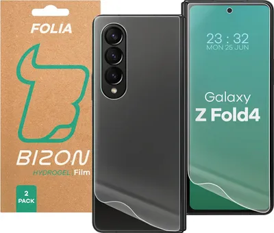 Produktbild von Hydrogel Folie für Display und Rückseite Bizon Glass Hydrogel Pack für Galaxy Z Fold4, 2 Stück