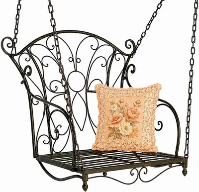 Imagen del producto de Silecomplaza: Silla colgante para exteriores, sin estructura. Hamaca colgante, modelo 18811. Silla colgante. Silla colgante para jardín. Hamaca de jardín. Hamaca estilo Hollywood