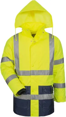 Produktbild von Safestyle Warnschutzparka 2XL gelb/blau
