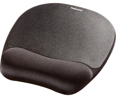 Produktbild von Fellowes 9176501, Schwarz, Einfarbig, Stoff, Memory-Schaum, Handgelenkauflage