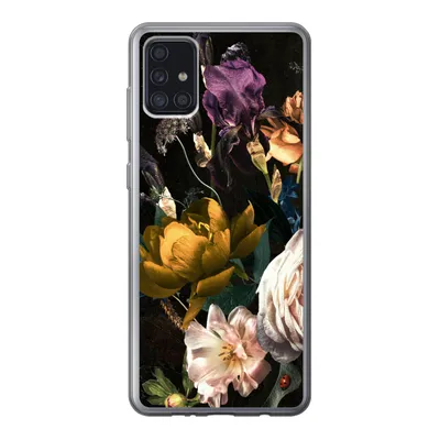 Produktbild von MuchoWow® Handyhülle Schutzhülle Hülle für Samsung Galaxy A52 5G Blumen - Blumenstrauß - Muster Silikon Softcase Handy Hülle - Umschlag