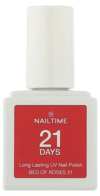 Zdjęcie produktu dla Nailtime 21 Days Long Lasting UV Nail Polish 31 Bed of Roses (8 ml)