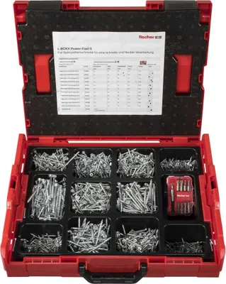 Image de Fischer Power Fast II L-Boxx 102 Set de vis