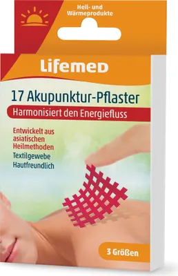 Produktbild von Lifemed Akupunktur-Pflaster rot 3 Größen