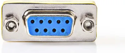 Produktbild von Nedis Serieller Adapter - Adapter - D-SUB 9-Pin-Buchse - D-SUB 9-Pin-Buchse - Vernickelt - Metall - Box