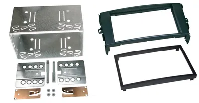 Image de Adaptateur de façade 2-DIN pour Toyota Auris 2007 > noir