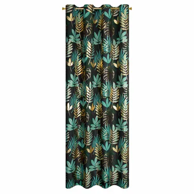 Produktbild von Vorhang MALTA schwarz gold 140x250 Ösen