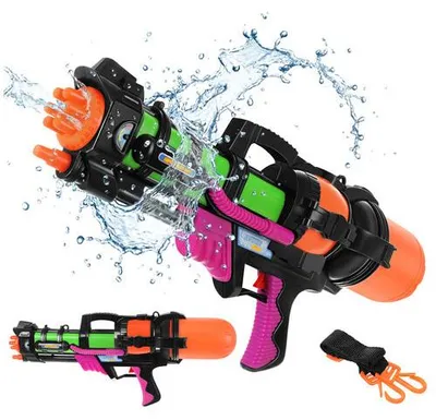 Produktbild von Wasserpistole 60 cm - 1,25-Liter-Tank, 6 m Reichweite