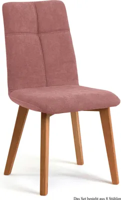 Produktbild von Esszimmerstuhl (8er-Set) Dillian 47x92x60 Eiche geölt/Rosewood