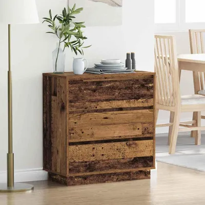 Zdjęcie produktu dla vidaXL Stolik nocny z drewna odzyskanego 71 x 34,5 x 75 cm materiał drewnopochodny