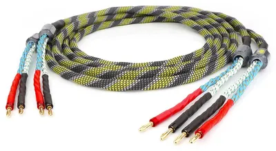 Zdjęcie produktu dla Kabel głośnikowy Hi-End OFC 2x6,3mm² pozłacany mosiądz 3m