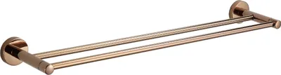 Image de Porte-serviettes double Remo, or rose (7050725-60)