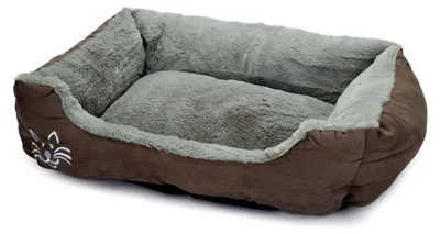 Produktbild von Katzenbett Baboo, grau, 48x37x18 cm