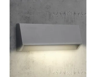Imagen del producto de Lámpara de pared exterior LED LUXERA RADIX, IP65, 2W, 100lm, 4000K, color antracita