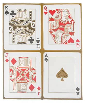 Productafbeelding van Talking Tables speelkaarten servetten voor casino-feestdecoraties, spelletjesavond