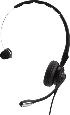 Productafbeelding van Jabra BIZ 2400 II QD Mono NC 3-in-1 Wideband - Hoofdtelefoon - Over-ear - Omwisselbaar - Bekabeld - Quick Disconnect