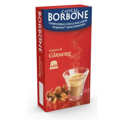 A box of Caffè Borbone Kaffeekapseln Ginseng.