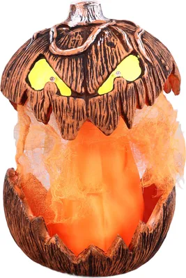 Obrázek produktu pro 20 cm hlasem aktivovaná dýňová světla Světla pro vnitřní trávník Stůl Halloween Strašidelný dům