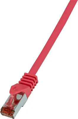 Immagine prodotto di Cavo patch LogiLink, Cat 6, S/FTP, 1,0 m, rosa