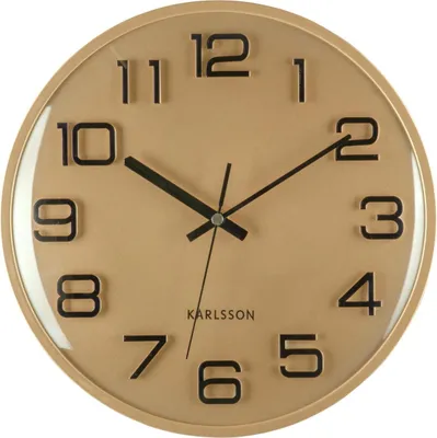 Immagine prodotto di Orologio da parete oro 3D NUMERI, Ø 30,5 cm